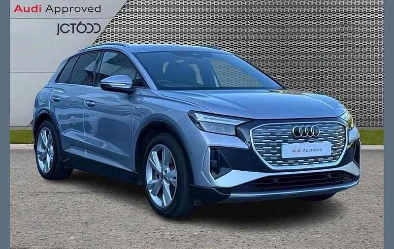 Silver Used 2021 Audi Q4 e-tron S-Line SUV | £27,300 (Super price) - Image 1/4