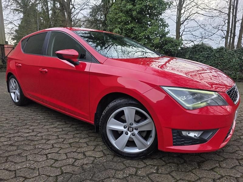 Red Used 2014 Seat Leon FR Hatchback | £6,500 (Fair price) - Image 1/4