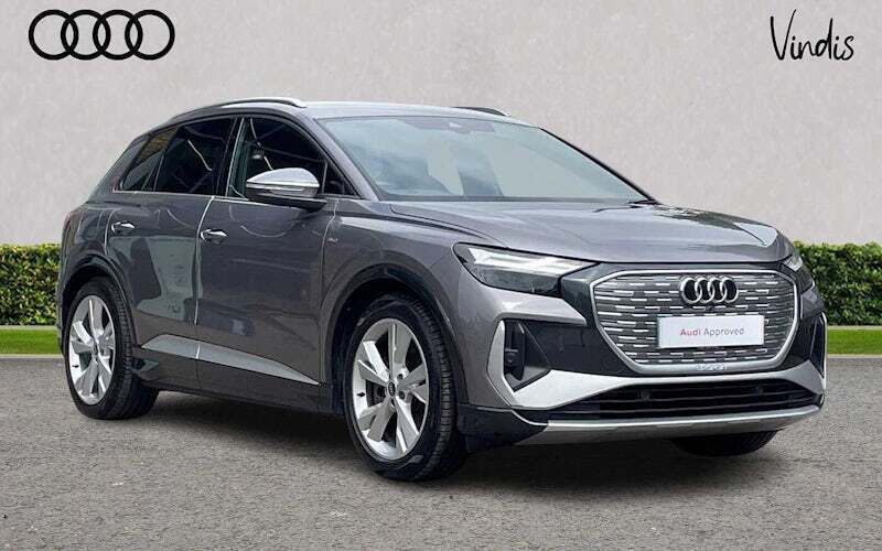 Used 2023 Audi Q4 e-tron S-Line SUV | £22,900 (Good price) - Image 1/4