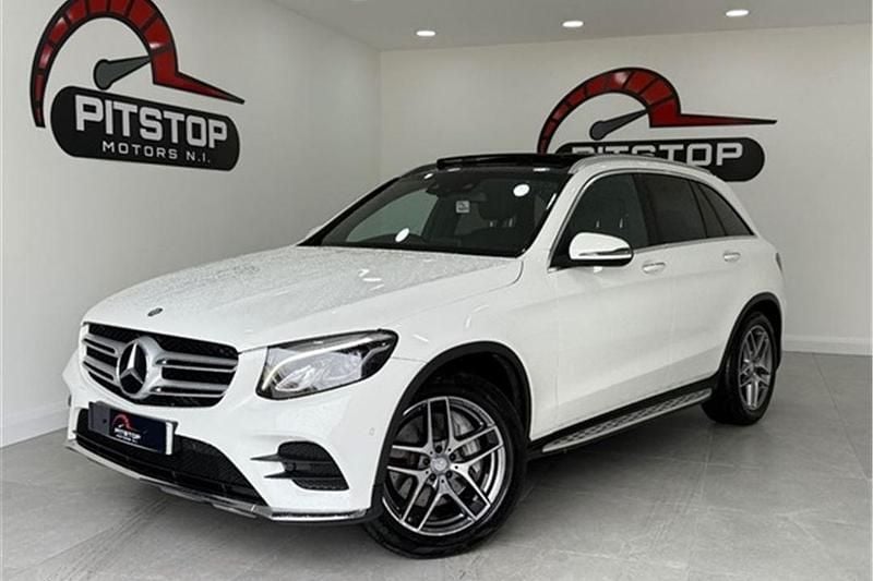 White Used 2016 Mercedes GLC220 AMG line SUV | £16,980 (Fair price) - Image 1/4