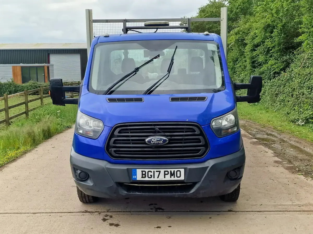 Used Ford Transit 130 HP (95 kW) 2017 Blue Cabriolet