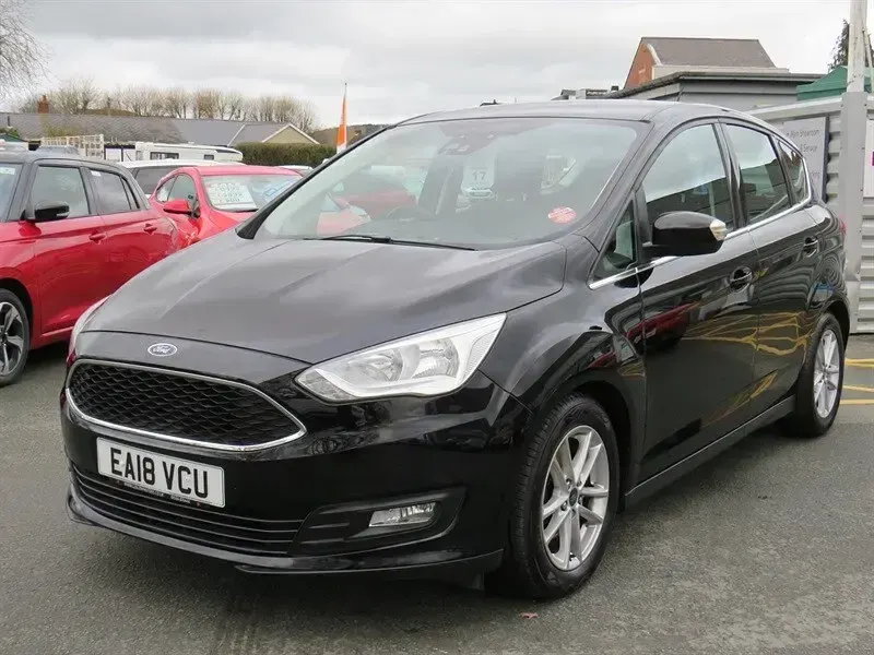 Used Ford C-MAX Zetec 125 HP (91 kW) 2018 Black MPV