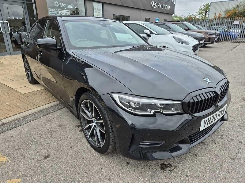 Black Used 2020 BMW 320 Sport Line Sedan | £17,989 (Good price) - Image 1/4
