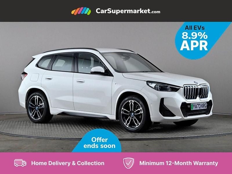 White Used 2023 BMW iX1 M Sport SUV | £29,197 (Good price) - Image 1/3
