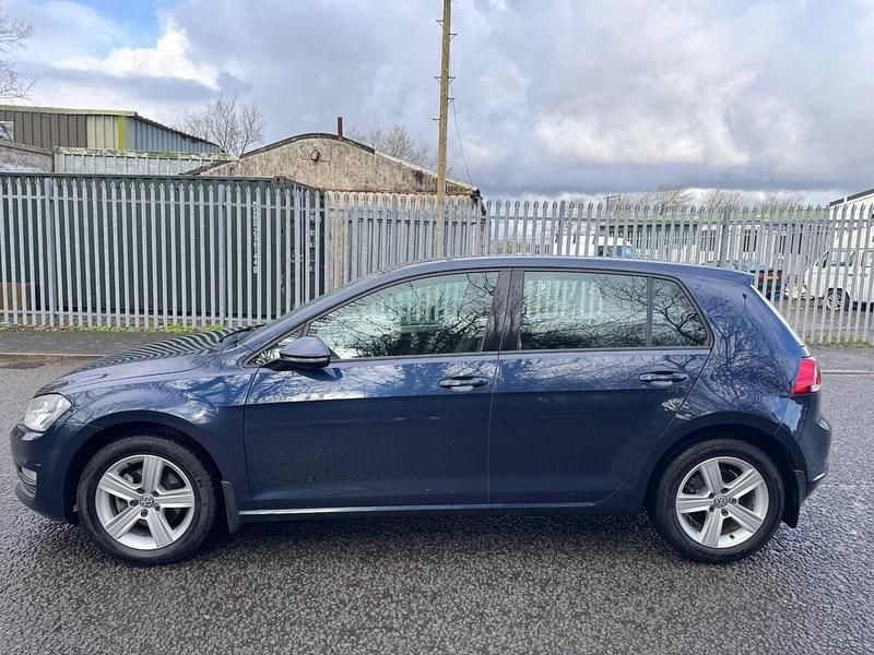 Used VW Golf VII Match 2015 Blue Hatchback