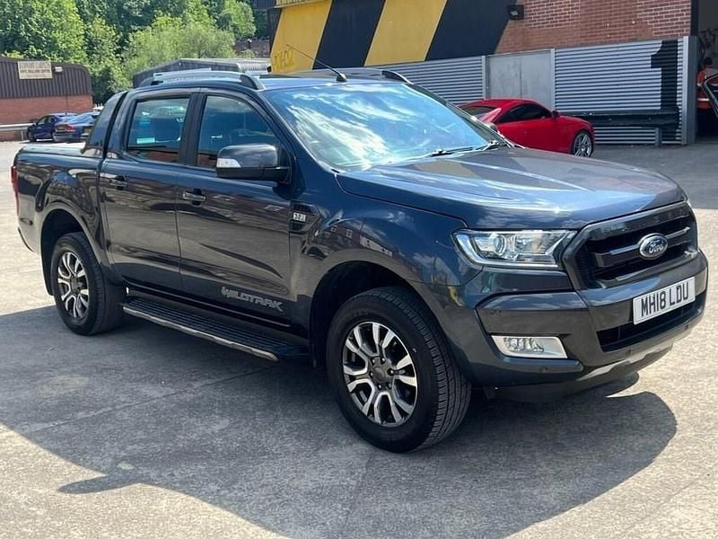 Grey Used 2018 Ford Ranger Wildtrack Pickup | £10,989 (Good price) - Image 1/4