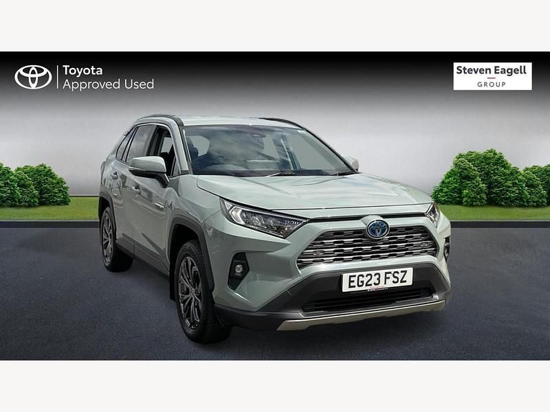 Green Used 2023 Toyota RAV4 Hybrid Design SUV | £27,522 (Good price) - Image 1/3