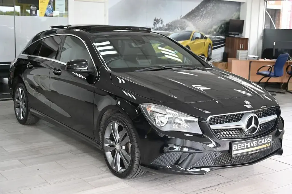 Used Mercedes CLA200 Shooting Brake 136 HP (100 kW) 2016 Black Estate