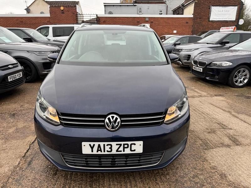 Used VW Touran SE 105 HP (77 kW) 2013 Blue MPV