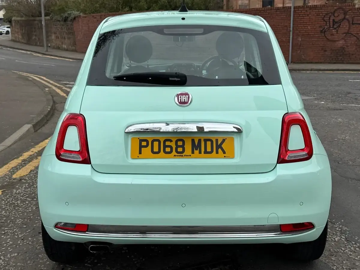 Used Fiat 500 Lounge 69 HP (50 kW) 2018 Green Hatchback