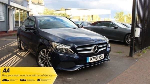 Blue Used 2018 Mercedes C220 Sedan | £11,695 (Super price) - Image 1/1