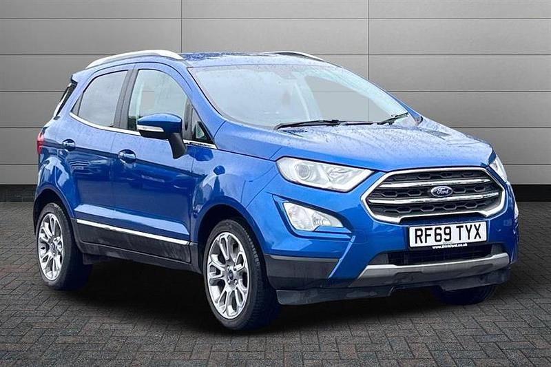 Desert island blue Used 2020 Ford Ecosport Titanium SUV | £9,650 (Fair price) - Image 1/2