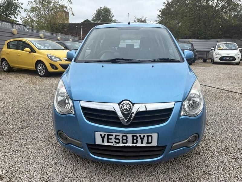 Used Vauxhall Agila Club 75 HP (55 kW) 2008 Blue MPV