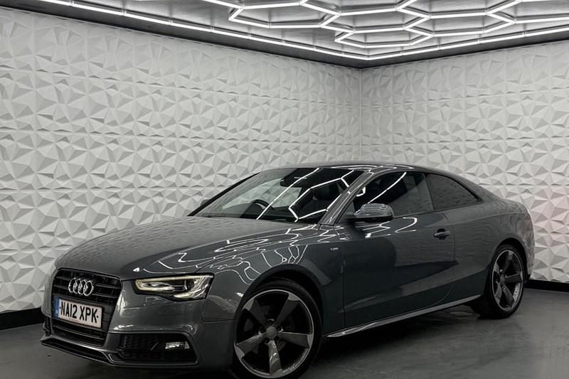 Used Audi A5 Black Edition 177 HP (130 kW) 2012 Grey Coupe