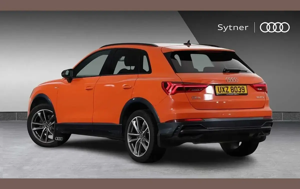 Used Audi Q3 Black Edition 150 HP (110 kW) 2021 Orange SUV