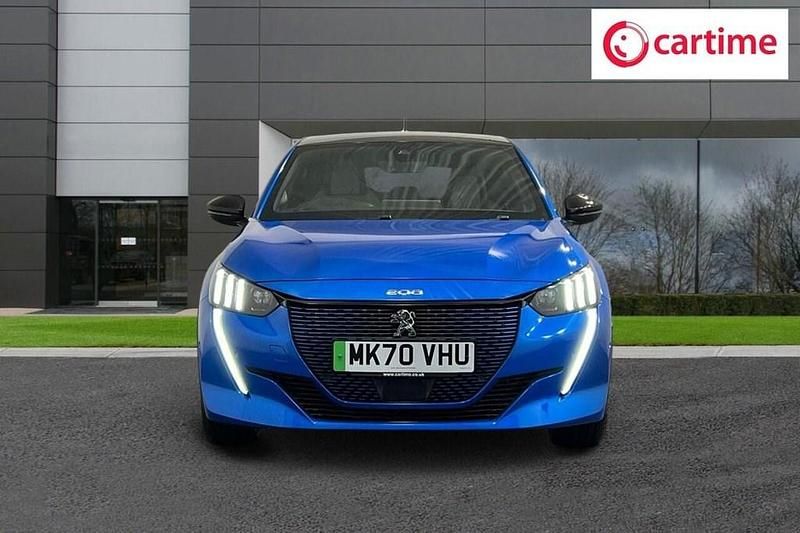Used Peugeot e-208 GTi 100 kW (136 HP) 2020 Blue Hatchback