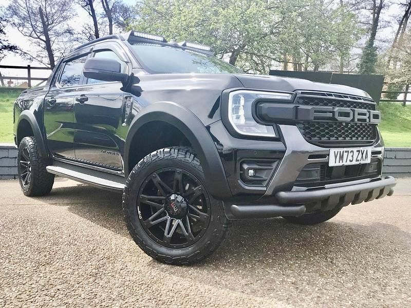 Black Used 2023 Ford Ranger Wildtrack Pickup | £34,990 (Expensive) - Image 1/4
