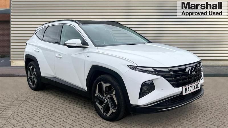 Solid dover white Used 2021 Hyundai Tucson Ultimate SUV | £22,819 (Fair price) - Image 1/1