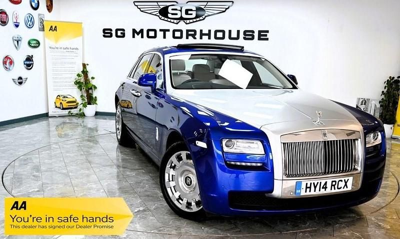 Used Rolls Royce Ghost 563 HP (414 kW) 2014 Blue Sedan