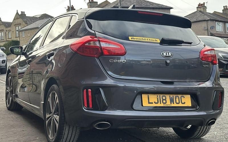 Used Kia Ceed GT-Line 136 HP (100 kW) 2018 Silver Hatchback