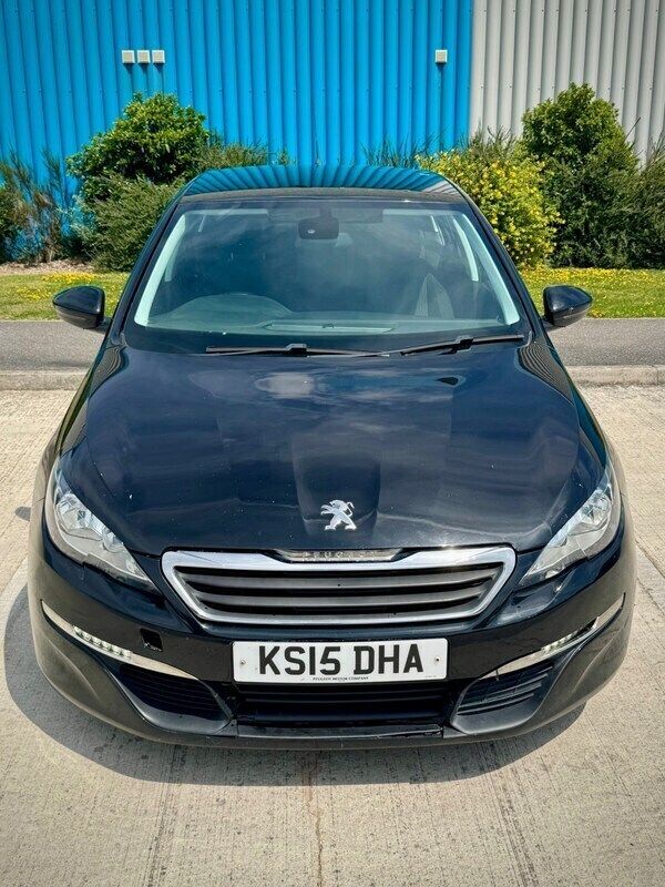 Black Used 2015 Peugeot 308 Active Hatchback | £2,475 (Fair price) - Image 1/4