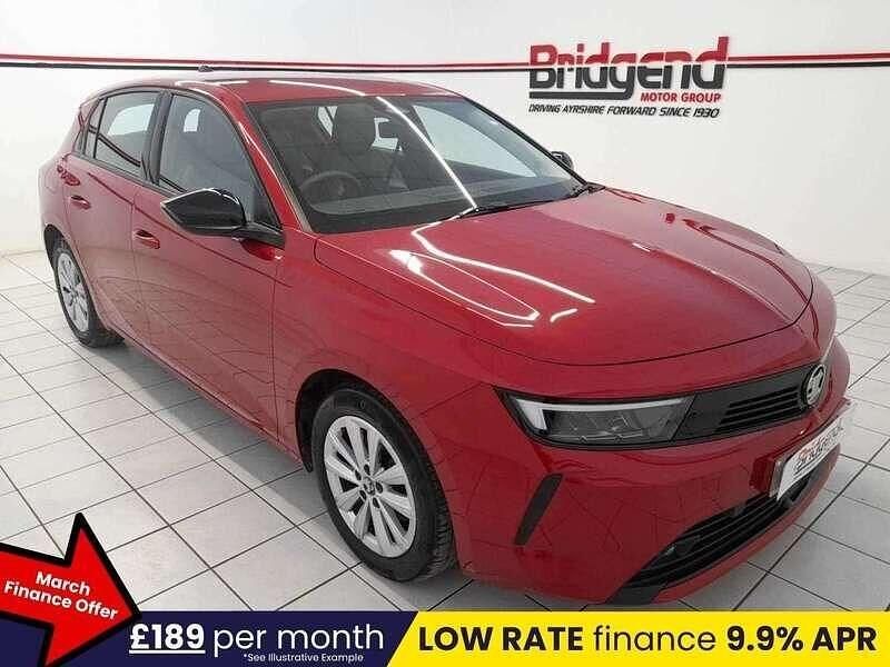 Used Vauxhall Astra Design Edition 2024 Red Hatchback