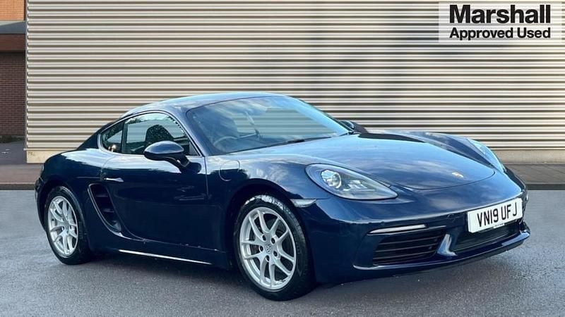 Used Porsche 718 Cayman 300 HP (220 kW) 2019 Blue Coupe
