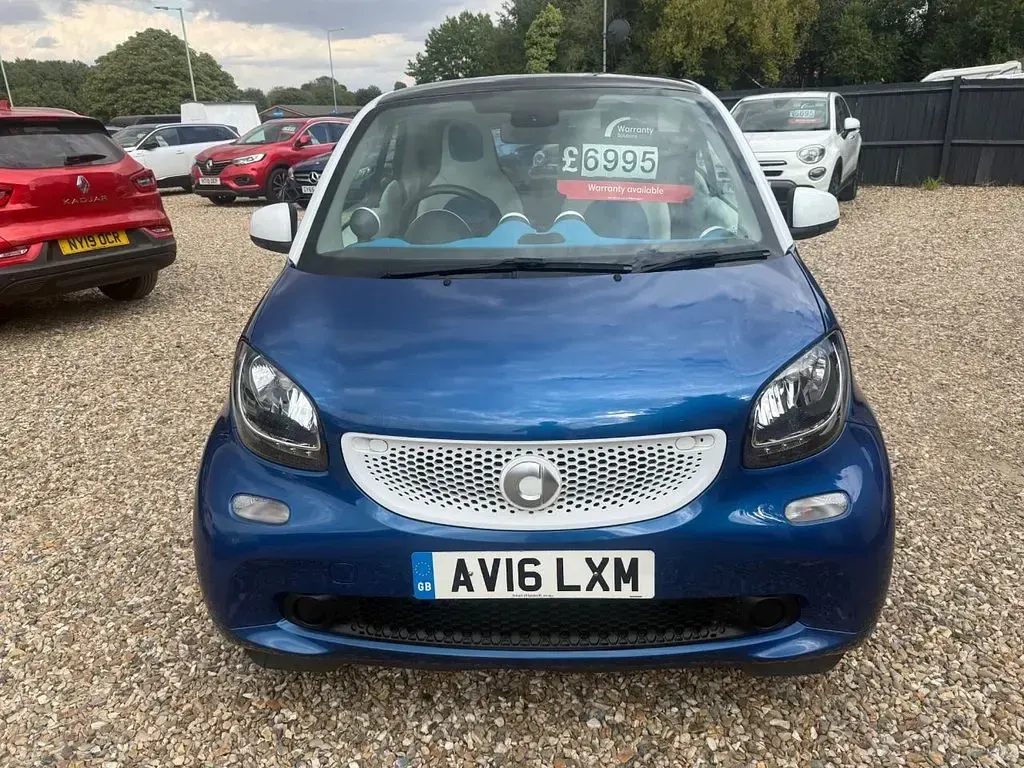 Used Smart ForTwo Coupé Proxy 71 HP (52 kW) 2016 Blue Coupe
