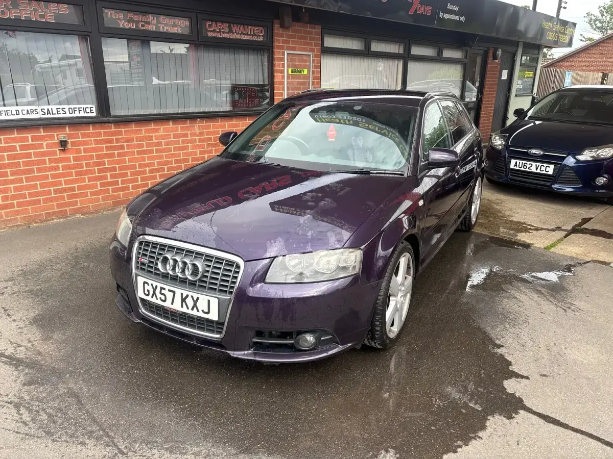 Used Audi A3 S-Line 250 HP (183 kW) 2007 Mauve purple Hatchback
