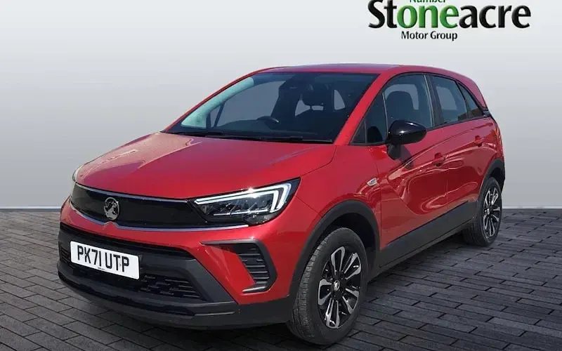 Used Vauxhall Crossland S 110 HP (80 kW) 2021 Red SUV