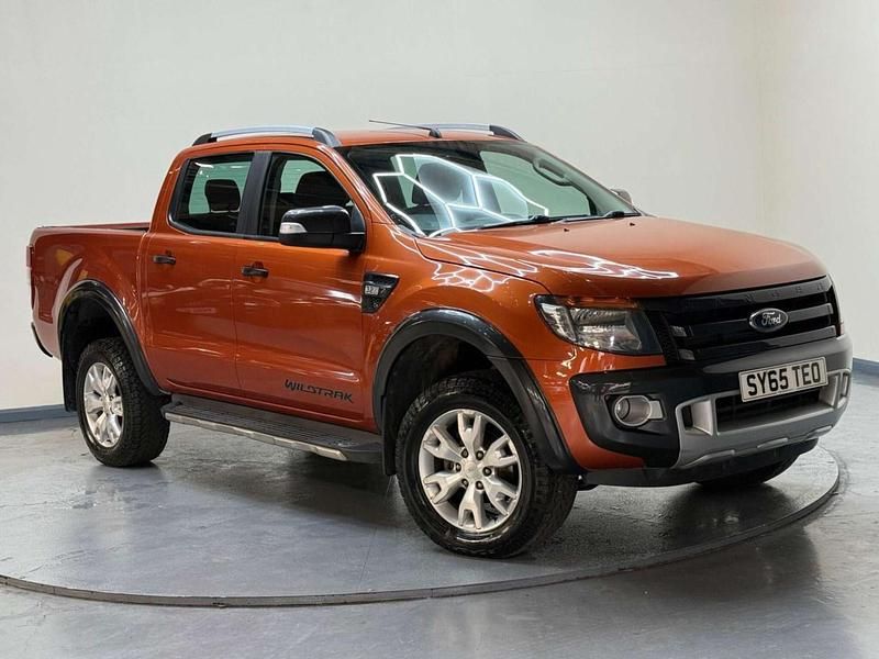 Orange Used 2015 Ford Ranger Wildtrack Pickup | £13,495 (Good price) - Image 1/4