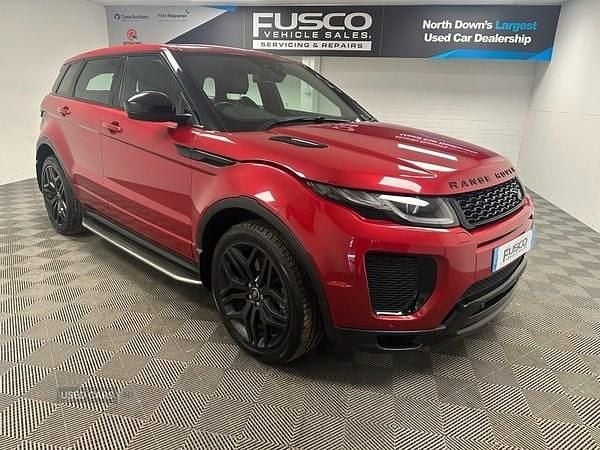 Used Land Rover Range Rover evoque HSE Dynamic 2019 Red Estate