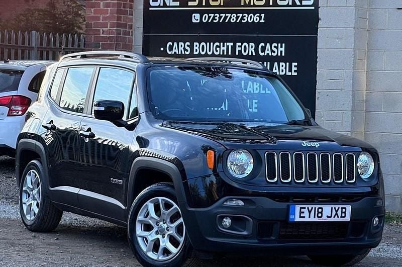 Black Used 2018 Jeep Renegade Longitude SUV | £7,995 (Good price) - Image 1/1