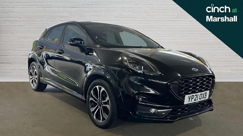 Black Used 2021 Ford Puma ST-Line | £14,579 (Good price) - Image 1/4