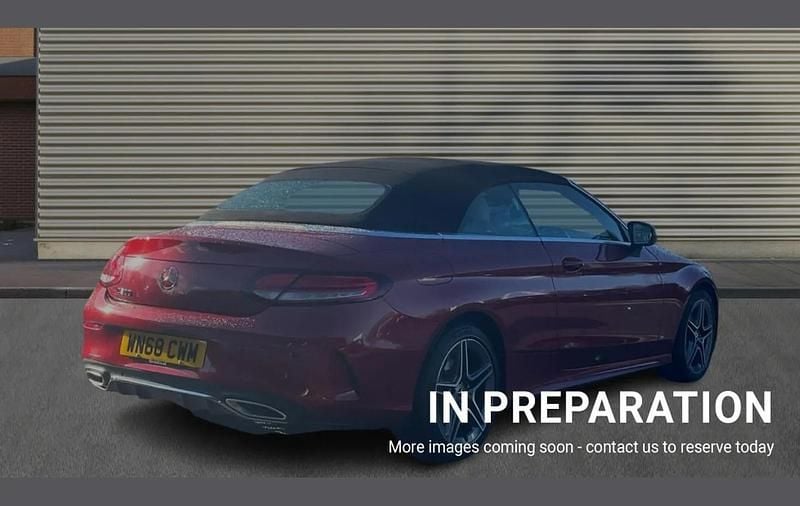 Used Mercedes C300 AMG Line Premium 258 HP (189 kW) 2018 Red Cabriolet