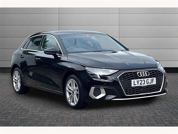 Black Used 2023 Audi A3 Sport Hatchback | £20,822 (Fair price) - Image 1/4