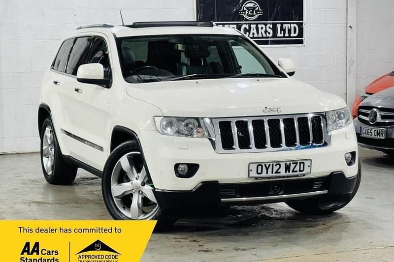 White Used 2012 Jeep Grand Cherokee Overland SUV | £7,500 - Image 1/1