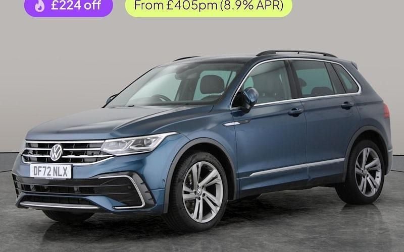 Used VW Tiguan R-line Edition 150 HP (110 kW) 2022 Blue SUV