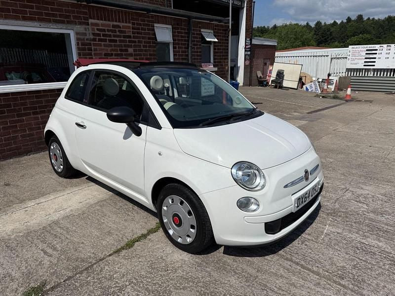 White Used 2014 Fiat 500C Pop Cabriolet | £3,795 (Good price) - Image 1/4