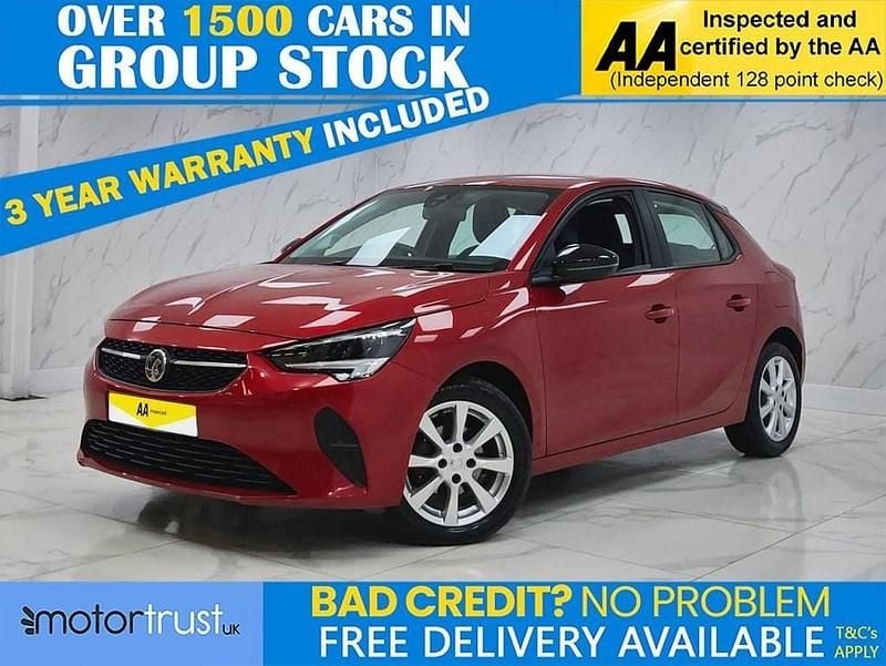 Used Vauxhall Corsa Design Edition 75 HP (55 kW) 2022 Red Hatchback