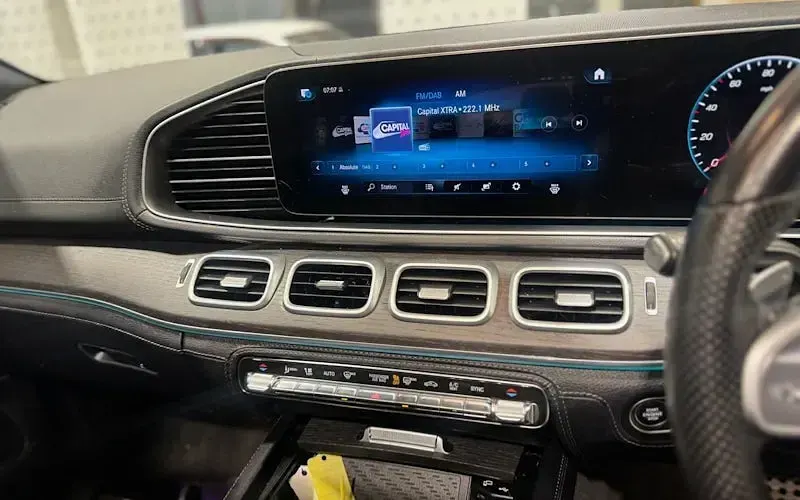 Used Mercedes GLE400 AMG line 330 HP (242 kW) 2020 Blue SUV