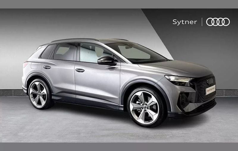 Grey Used 2024 Audi Q4 e-tron Black Edition SUV | £37,000 - Image 1/4