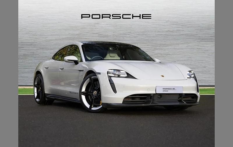 Grey Used 2022 Porsche Taycan Sedan | £61,940 (Expensive) - Image 1/4