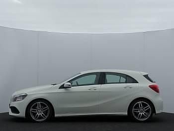 Used Mercedes A220 AMG line 177 HP (130 kW) 2017 White Hatchback