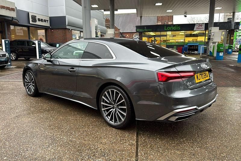 Used Audi A5 S-Line 190 HP (139 kW) 2020 Grey Coupe