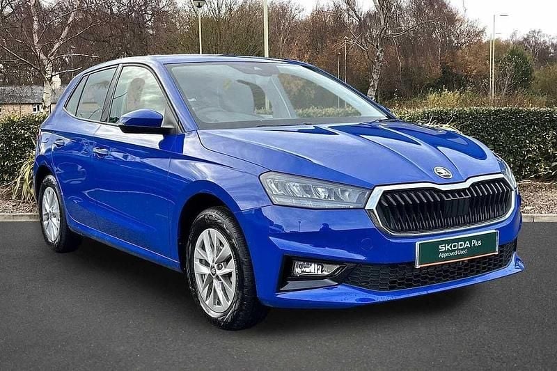 Used Skoda Fabia SE 79 HP (58 kW) 2025 Blue Hatchback