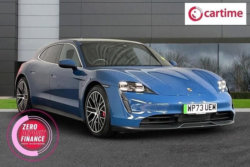 Blue Used 2024 Porsche Taycan Sport Turismo Sedan | £58,750 (Super price) - Image 1/4