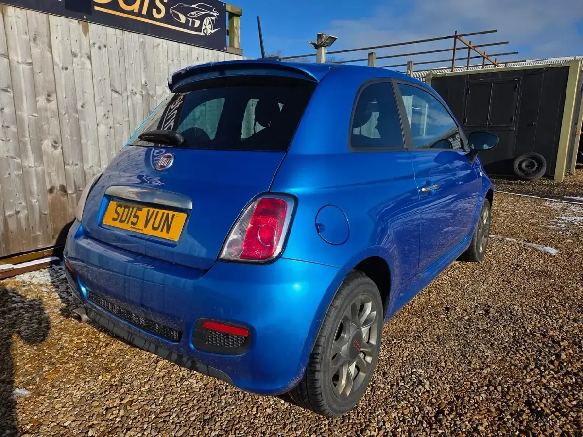 Used Fiat 500S S 2015 Blue Hatchback
