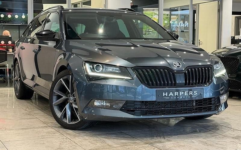 Used Skoda Superb SportLine 190 HP (139 kW) 2017 Grey Estate