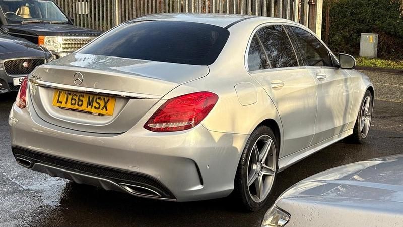 Used Mercedes C220 AMG line 2016 Silver Sedan